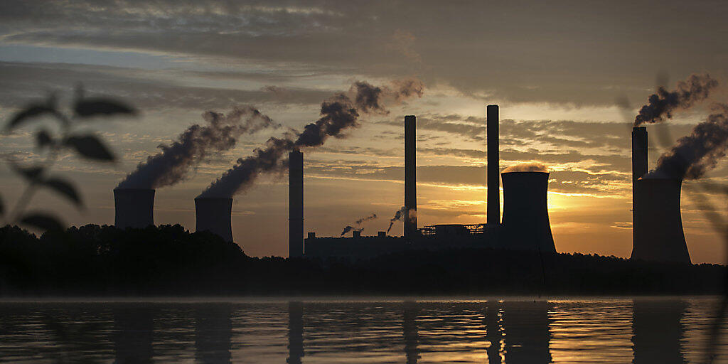 Eine der grössten CO2-Schleudern in den USA: das Kohlekraftwerk Scherer in Juliette im Bundesstaat Georgia. (Archivbild)