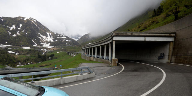 Vor einem Jahr: Der Gotthardpass am 23. Mai 2014 in Airolo Vor einem Jahr: Der Gotthardpass am 23. Mai 2014 in Airolo