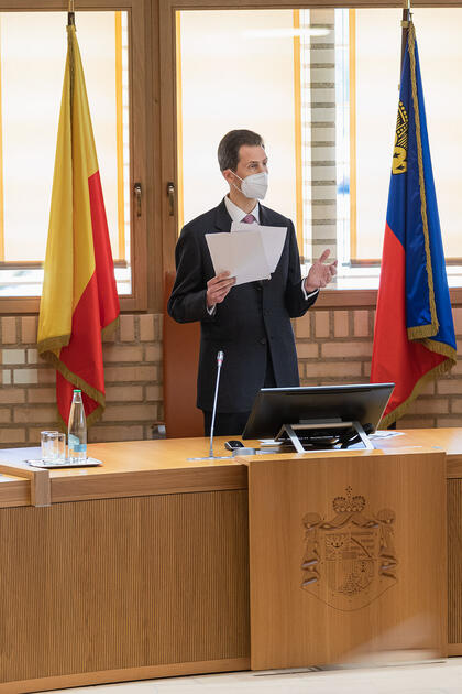 Landtagseröffnung 2021 in Vaduz