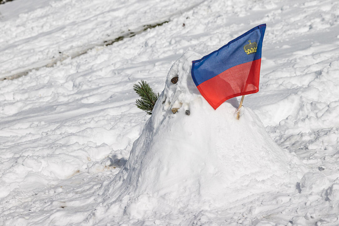 Erster Schnee in Liechtenstein