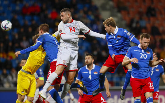 Liechtenstein Vaduz Fussball UEFA WM-Qualifikationsspiel Liechtenstein - Nordmazedonien