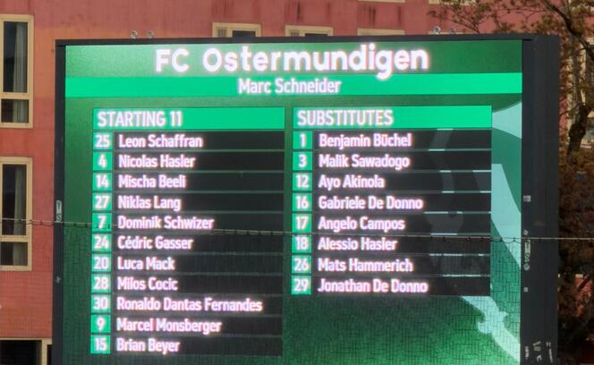 Aus dem FC Vaduz wird der FC Ostermundigen.