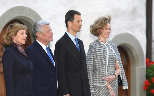 Besuch von Joachim Gauck, Bundespräsident der Bundesrepublik De