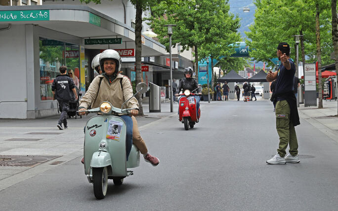 Vespa-Treff in Buchs