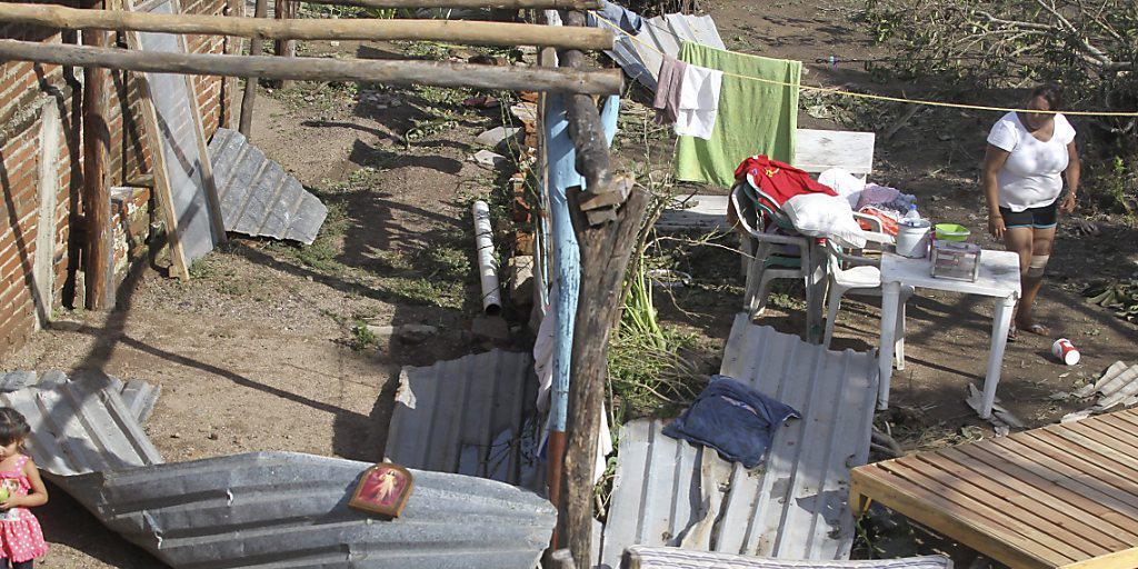 Fancisco Villa in Mexiko nach dem Hurrikan Patricia. Die Hurrikan-Saison 2015 brach gleich mehrere Rekorde. Meteorologen führen das auf das El-Nino Phänomen zuück, das weltweit Wetterextreme auslöst.