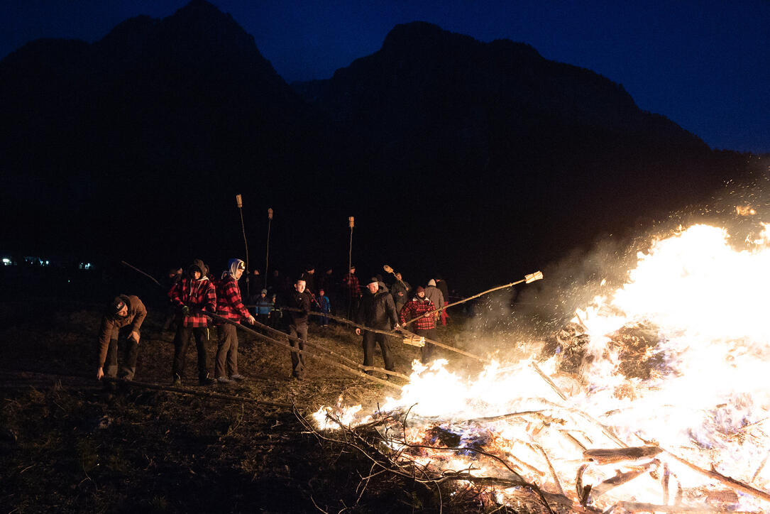 Funkensonntag in Balzers