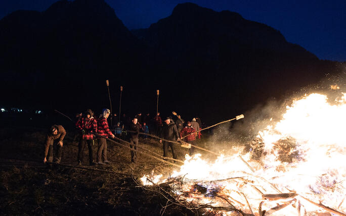 Funkensonntag in Balzers