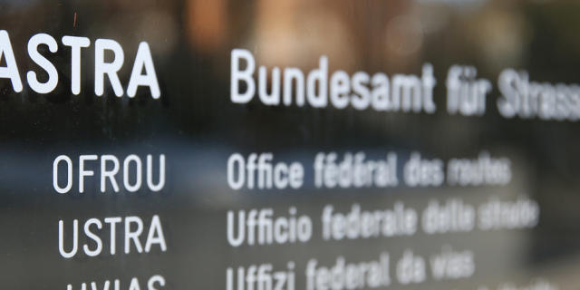 Das Logo des Bundesamtes für Strassen, ASTRA