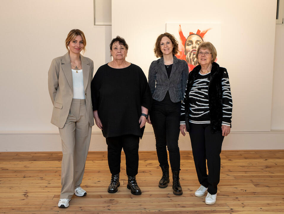 Vernissage &laquo;Kunst verbindet&raquo; mit Gerti Tkavc, Sabine Reginato, Claudia Marxer und Nathalie Manco, Schaan (26.03.2026)