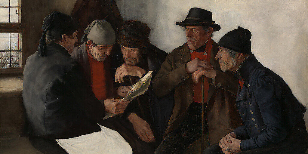 Mit seinem Gemälde "Die Dorfpolitiker" (1877) hat Wilhelm Leibl zwar die Kritiker an der Weltausstellung in Paris im Jahr 1878 vor den Kopf gestossen, aber dennoch einen durchschlagenden Erfolg verbucht.