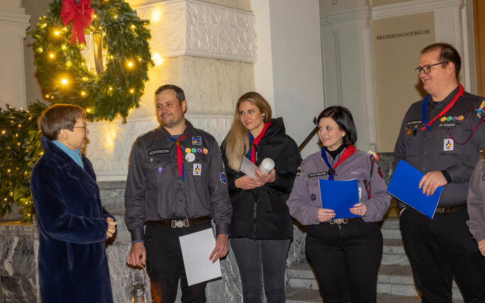 Friedenslicht 2025 in Liechtenstein (17.12.2025)