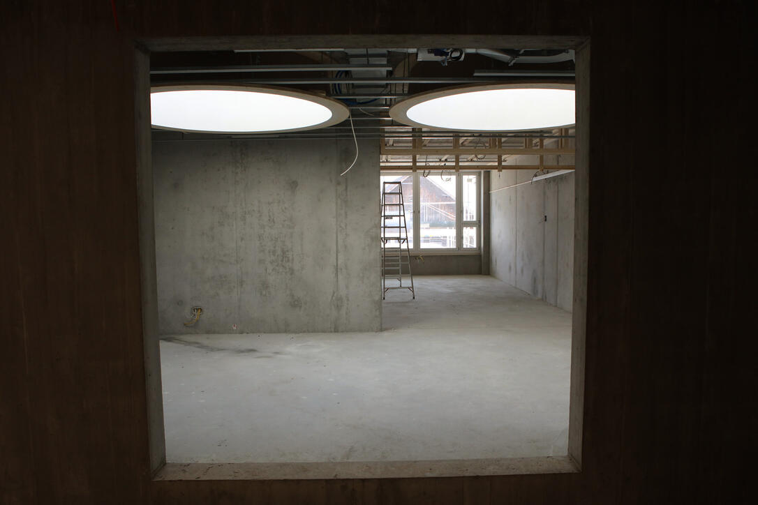 Tag der offenen Baustelle Kindergarten und Doppelturnhalle in Ma