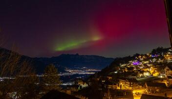 So sch&ouml;n waren die Nordlichter &uuml;ber Liechtenstein (19.01.2026)