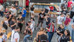 Eintracht Frankfurt Fans im Städtle Vaduz