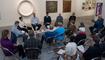 Diskussionsrunde im Rahmen der Ausstellung "Form-Farbe-Fläche"