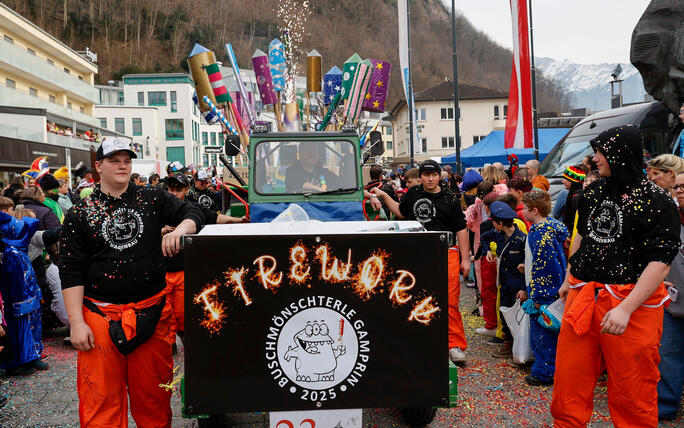 Fasnachtsumzug in Vaduz