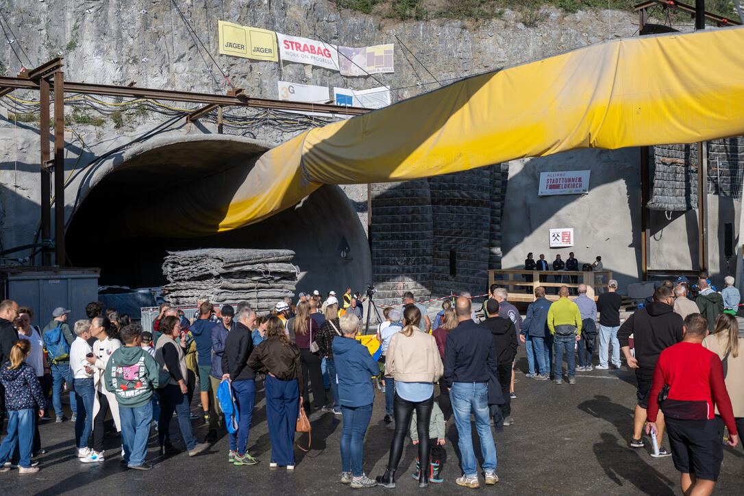Stadttunnel Feldkirch - Tag der offenen Baustelle