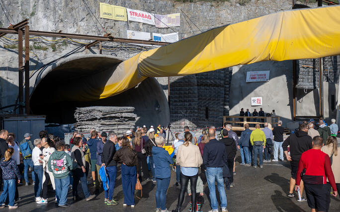 Stadttunnel Feldkirch - Tag der offenen Baustelle