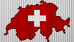 Textured map of Switzerland  in nice colors
