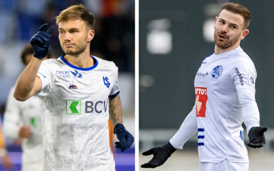 Dominik Schwizer (l.) und Denis Simani gehören derzeit noch Lausanne-Sports und Luzern. Die Verträge der beiden Ex-Vaduzer laufen aber aus.