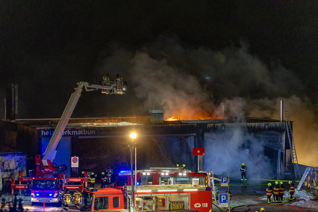 Brand Heizwerk Malbun (16.12.2025)