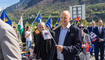 Feierlichkeiten zum Jubiläum bei der alten Rheinbrücke Vaduz–Sevelen