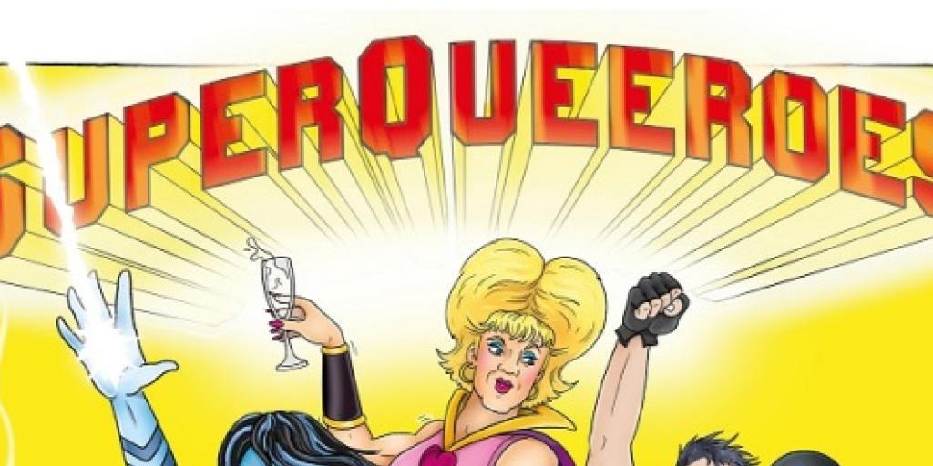 Ausschnitt aus dem Plakat für die Berliner Comic-Ausstellung "Superqueeroes" (z.V.g.)