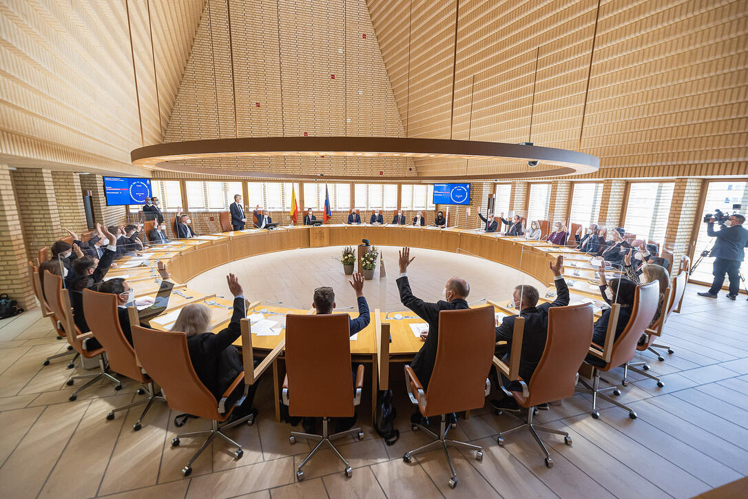 Landtagseröffnung 2021 in Vaduz
