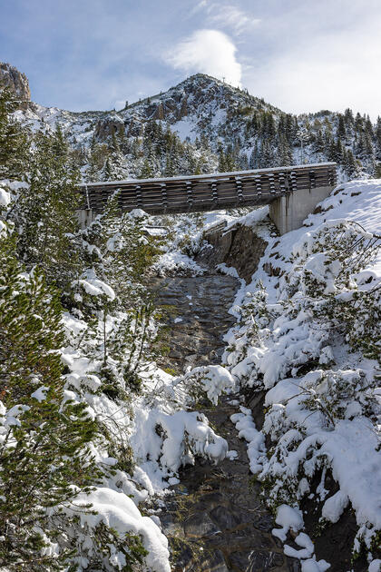 Erster Schnee in Liechtenstein