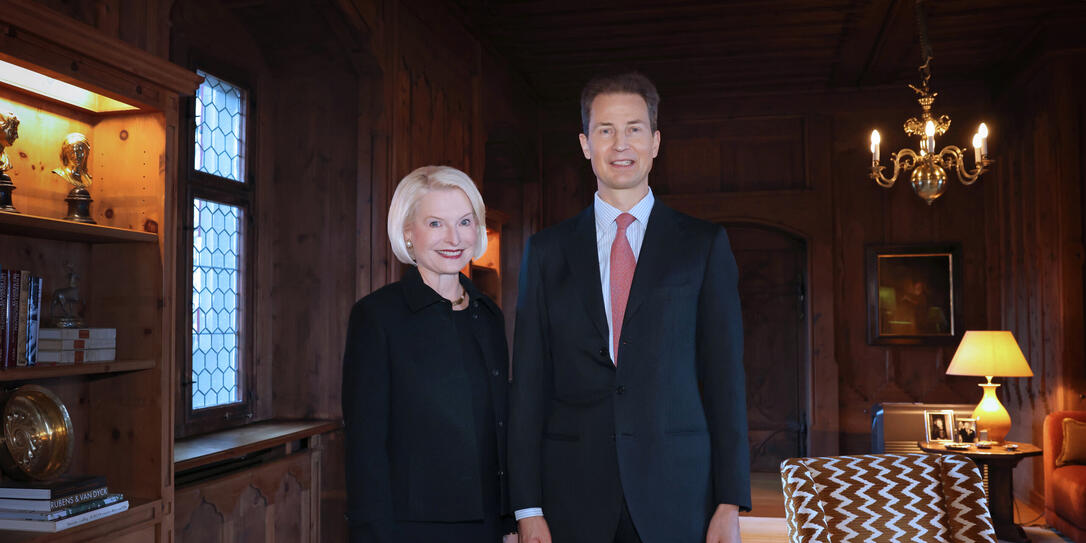 Überreichung des Beglaubigungsschreibens an S. D. Erbprinz Alois