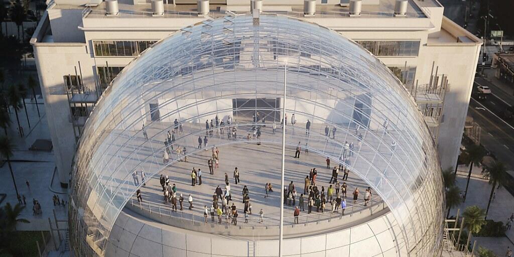 Entwurf für das 300 Millionen Dollar teure Oscar-Museum in Los Angeles. (Computerbild)