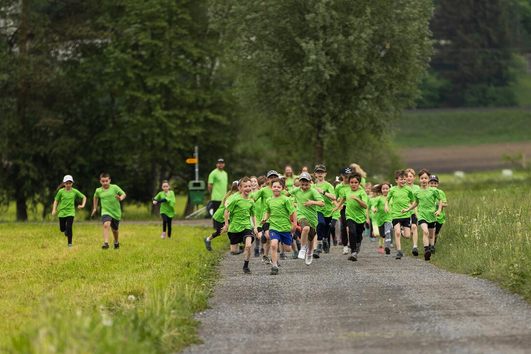 Sponsorenlauf der Primarschule Mauren