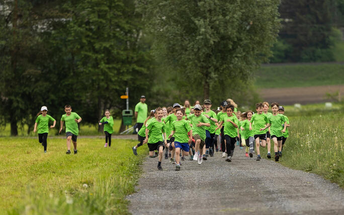 Sponsorenlauf der Primarschule Mauren