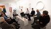Diskussionsrunde im Rahmen der Ausstellung "Form-Farbe-Fläche"