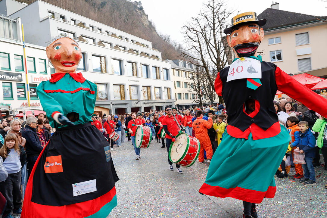 Fasnachtsumzug in Vaduz
