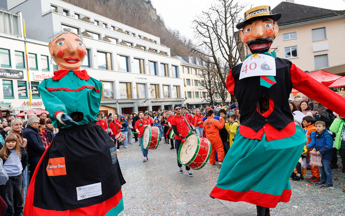 Fasnachtsumzug in Vaduz