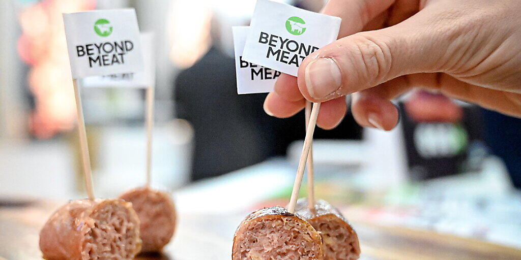 Fleischersatz-Produkte von Beyond Meat waren in den vergangenen Monaten in den USA stärker gefragt. (Archivbild)