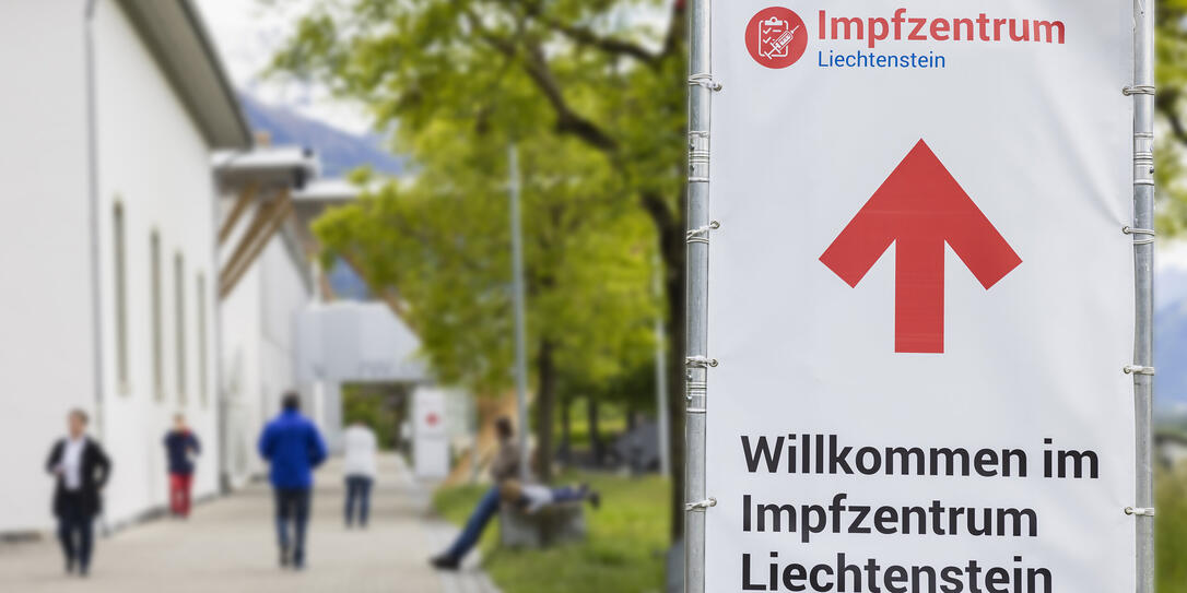 Impfzentrum in Vaduz Impfzentrum in Vaduz