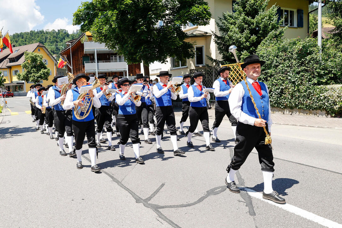 76. Liechtensteiner Verbandsmusikfest in Mauren  unter dem Motto «Mura - tönt guat»