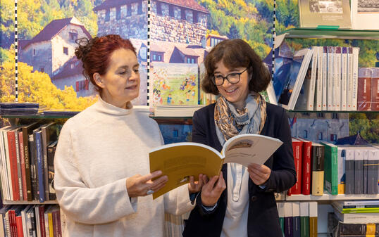 Bücherwurm in Vaduz