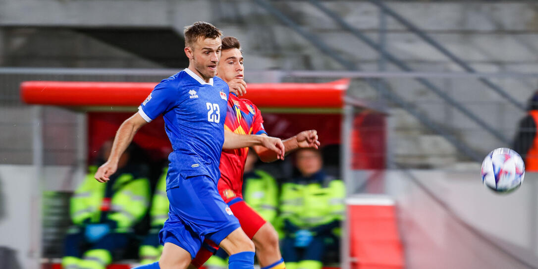 Liechtenstein Vaduz Fussball UEFA Nations-League Liechtenstein - Andorra