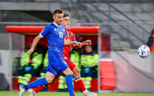 Liechtenstein Vaduz Fussball UEFA Nations-League Liechtenstein - Andorra