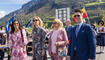 Feierlichkeiten zum Jubiläum bei der alten Rheinbrücke Vaduz–Sevelen