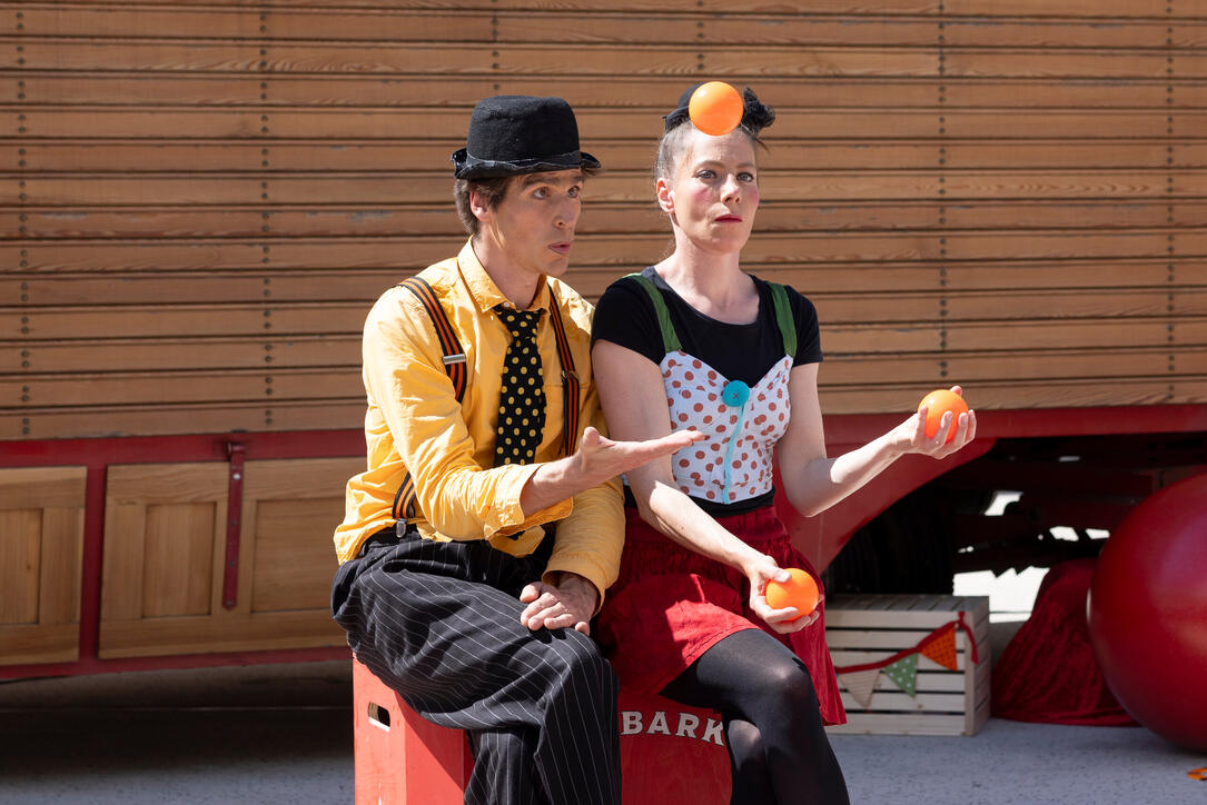 Buskers Strassenkunstfestival in Vaduz
