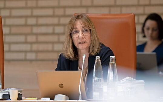 240612 Liechtensteiner Landtag, Juni 2024, Bild aufgenommen im Landtagsgebäude in Vaduz / Liechtenstein am 12.06.2024  - - Politik, Vaduz,