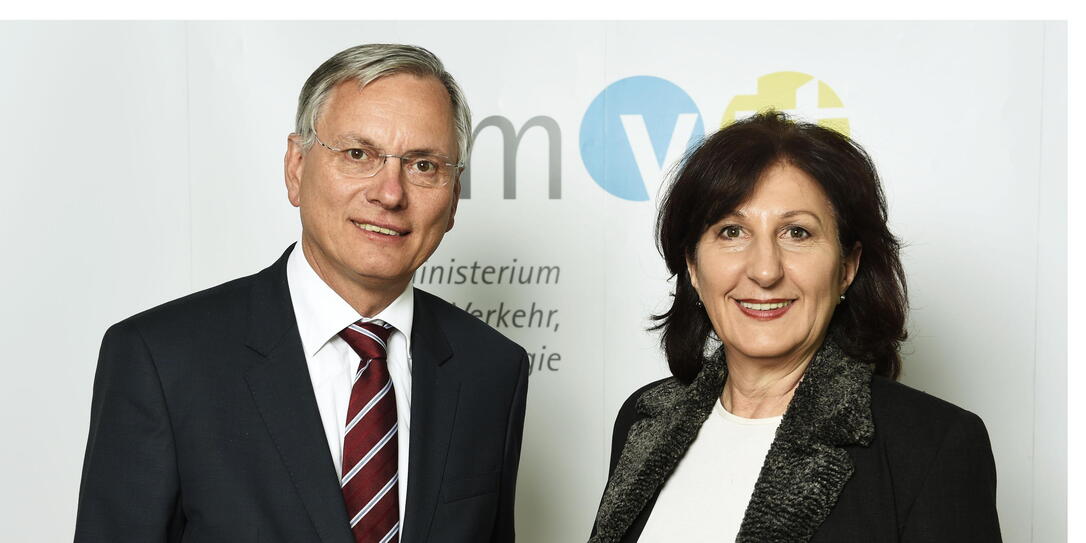 Bundesminister Alois Stöger empfängt Amtskollegin aus Liechtenstein.