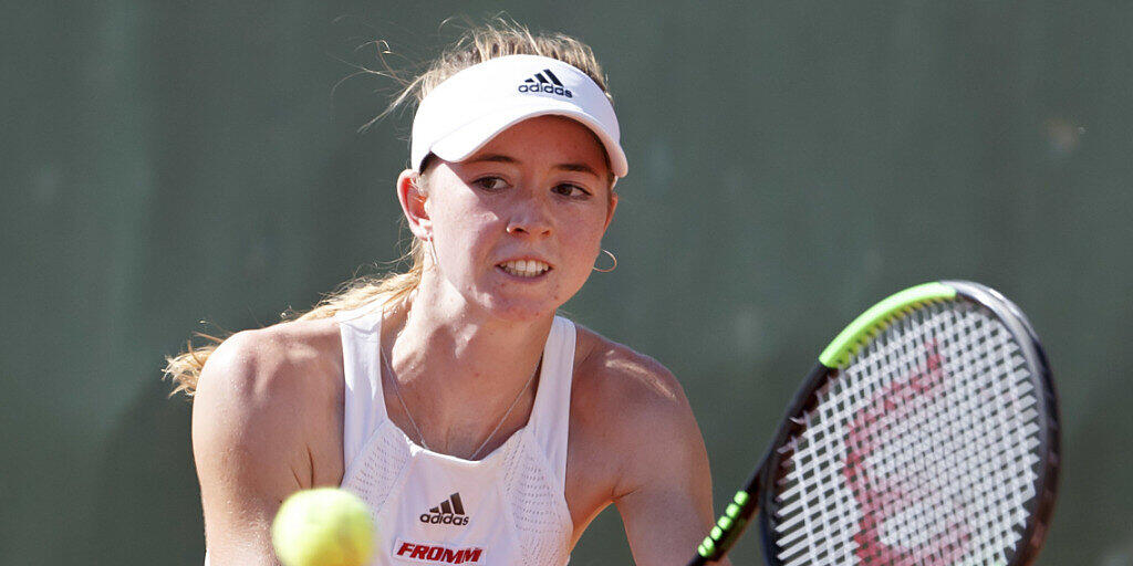 Erstes WTA-Turnier, erster Grosserfolg - Simona Waltert schlägt Julia Goerges mit 6:7, 6:4, 3:2 w.o.