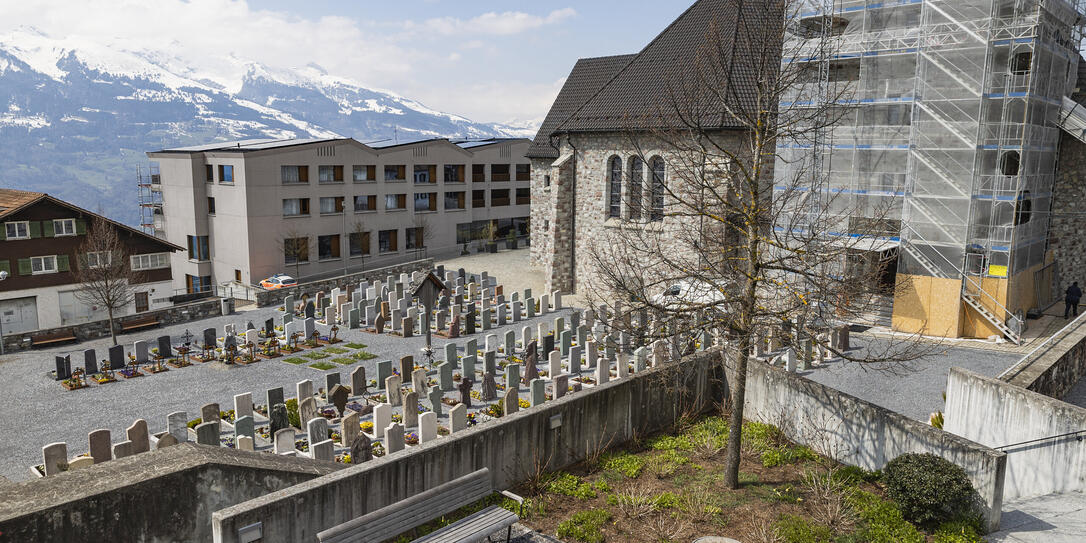 Friedhof in Triesenberg Friedhof in Triesenberg