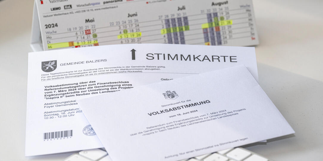 240603 Wahlunterlagen LLS - Symbolfoto, Wahlen, Landesspital