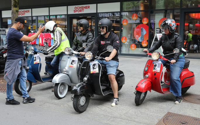 Vespa-Treff in Buchs